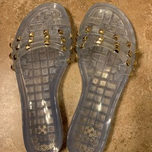 Like new Vince Camuto Studded Jelly sandal